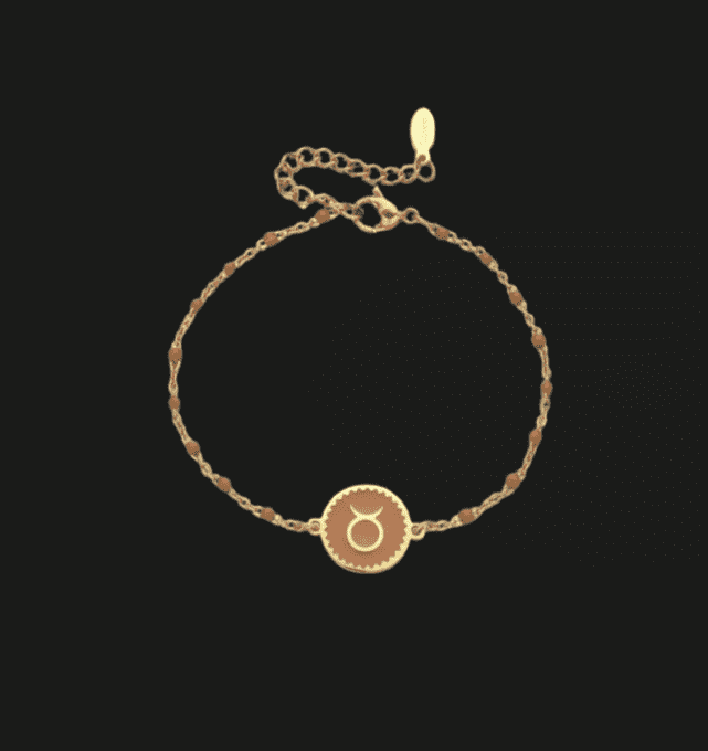 Le bracelet signe astrologique - Taureau