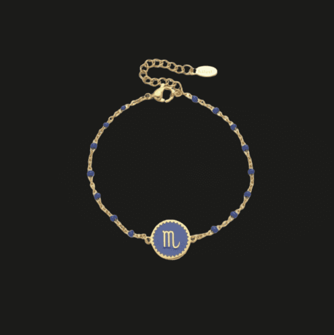 Le bracelet signe astrologique - Scorpion