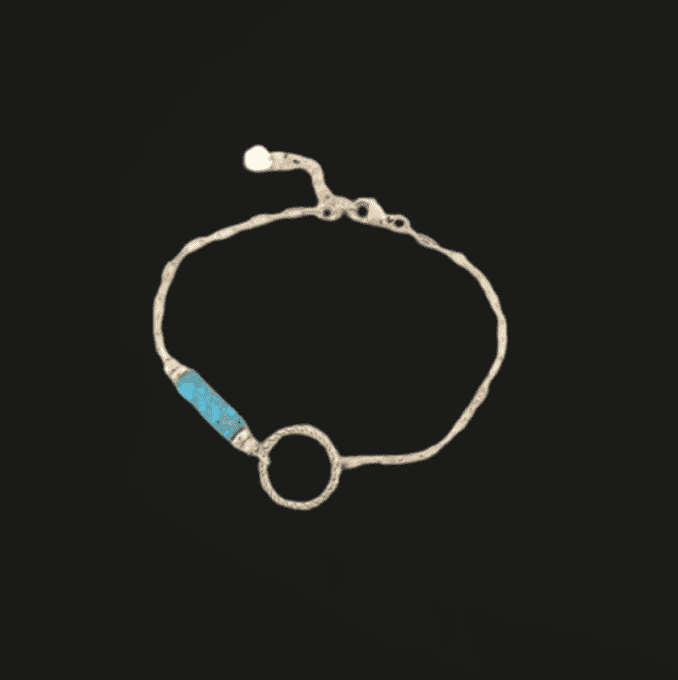 Bracelet anneau torsadé